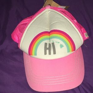 Pink “HI” billabong hat!